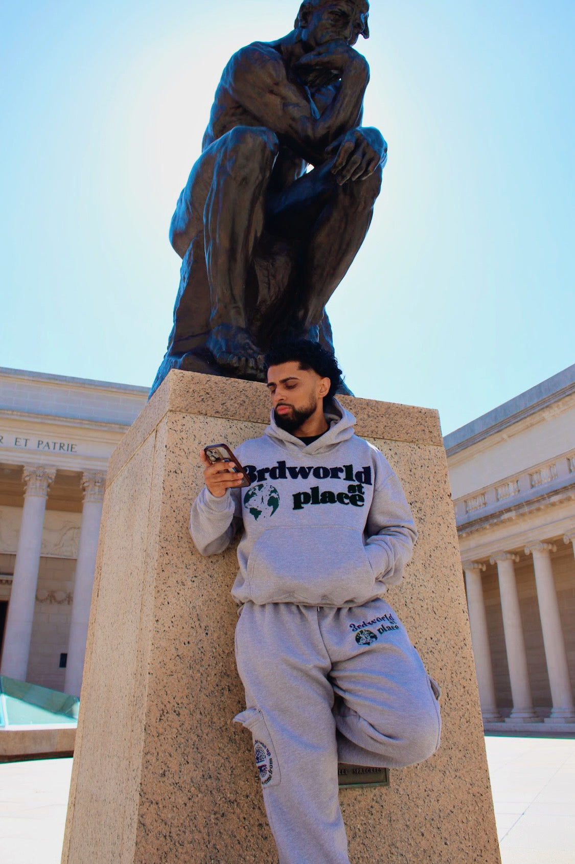 CARGO SWEATPANTS [GREY]