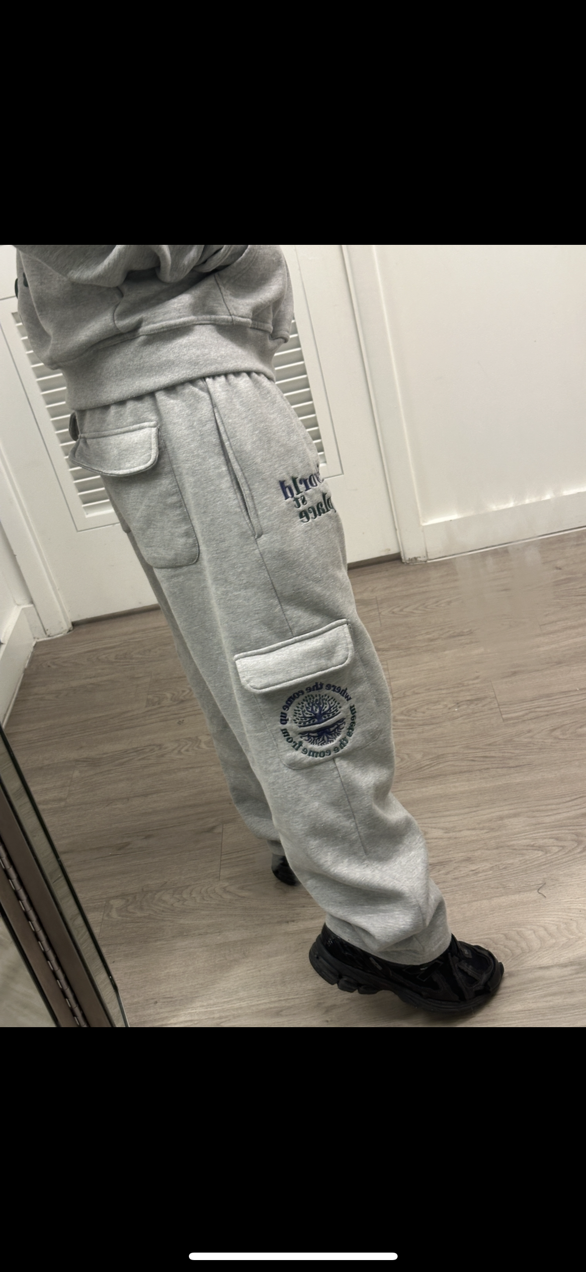 CARGO SWEATPANTS [GREY]