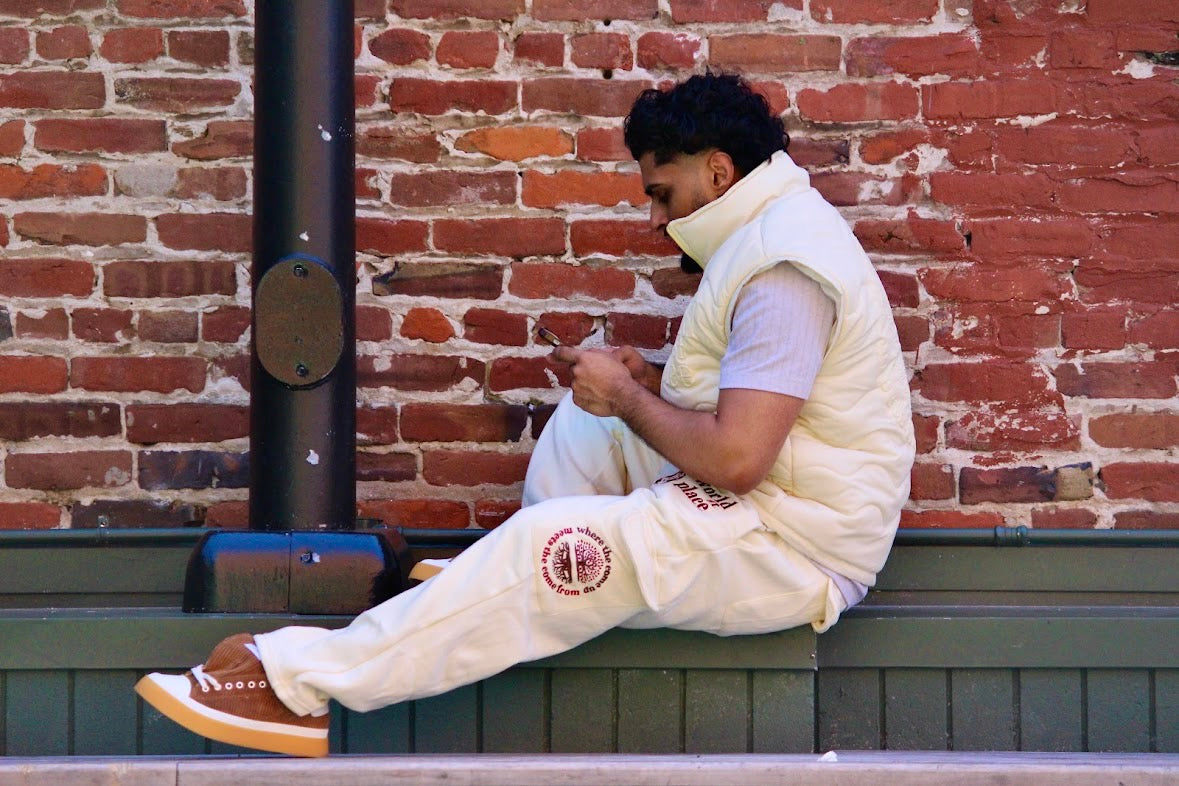 CARGO SWEATPANTS [CREAM]