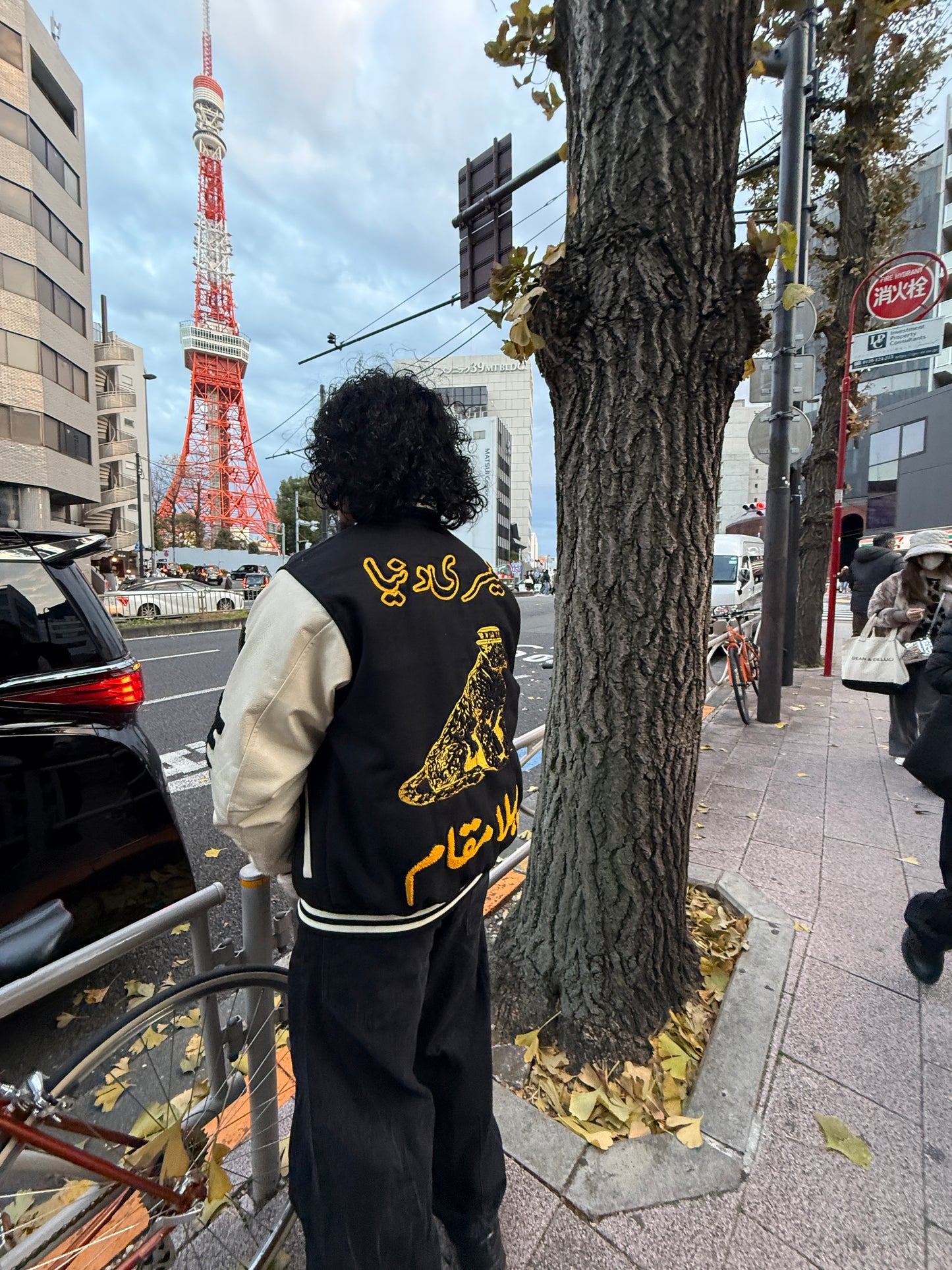 VARSITY LETTERMAN HERITAGE JACKET [BLACK]