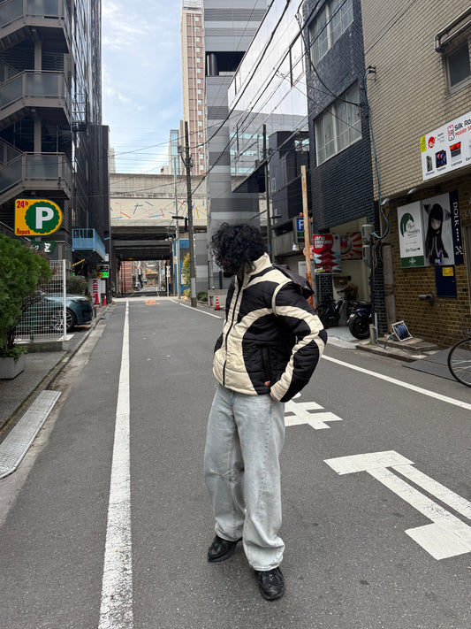 V2 PUFFER JACKET X VEST [COOKIES & CREAM]