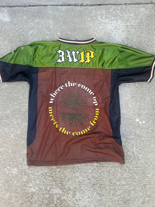 FOOTBALL JERSEY [MOCHA/OLIVE GREEN] - PRE-ORDER