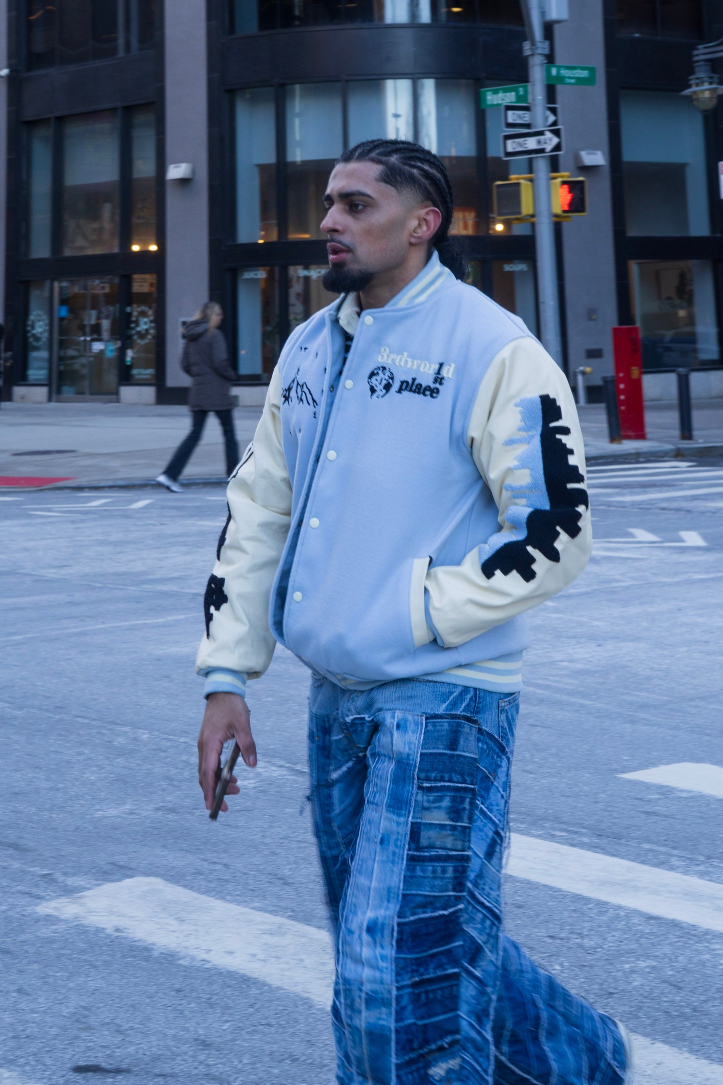 VARSITY LETTERMAN HERITAGE JACKET [NARDO BLUE]